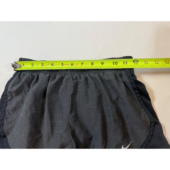 Nike Dri-Fit Womens Athletic Shorts Small Black/Gray Elastic Waist (bin HH77) - Picture 6 of 6